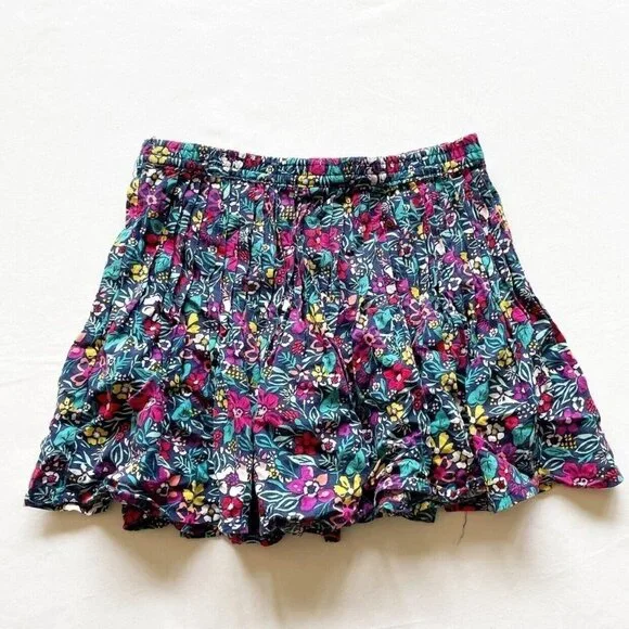 Crazy 8 Floral Pleated Skirt Size 5/6 - Picture 4 of 4